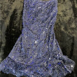 Lucy in the Sky Blue Sequin Mini Dress